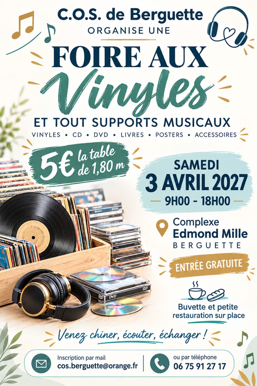 Foire aux vinyles et tout supports musicaux Bourse des collections