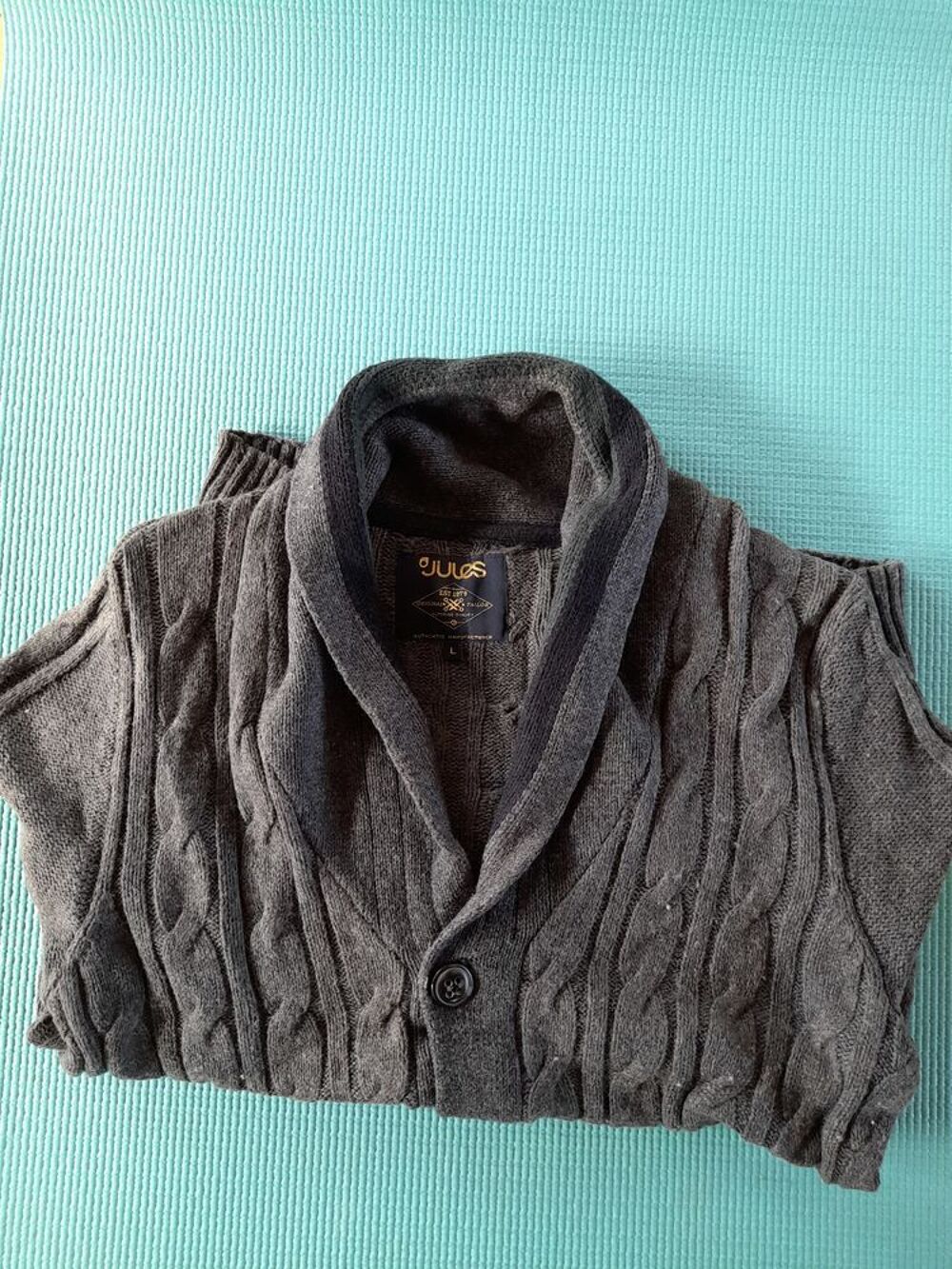 Gilet long c&ocirc;tel&eacute; Jules - L Vêtements