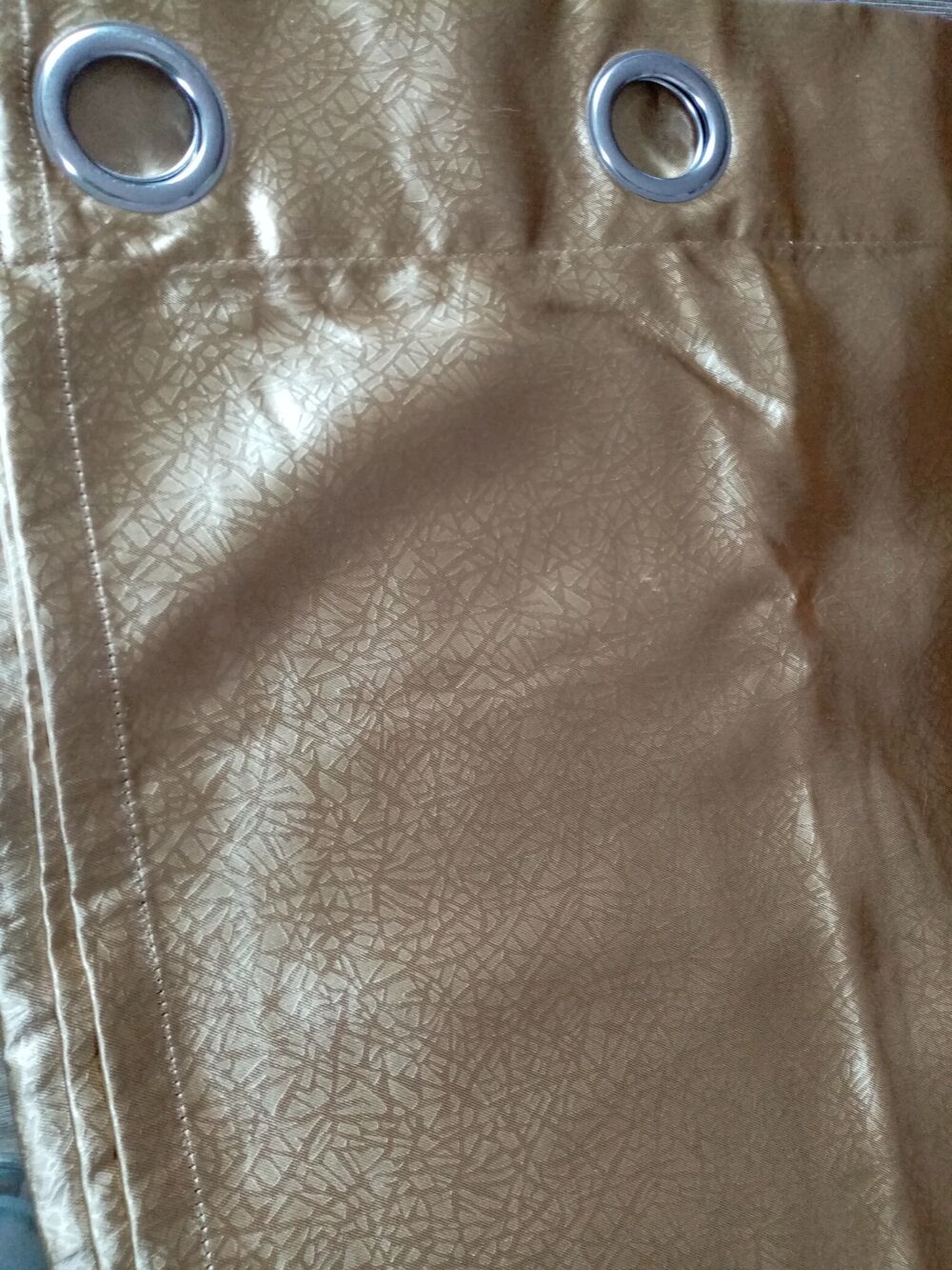 Paire de rideaux dor&eacute; Décoration