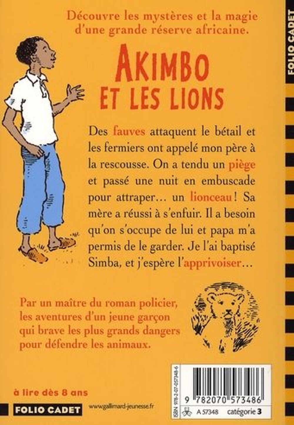Akimbo et les lions Livres et BD