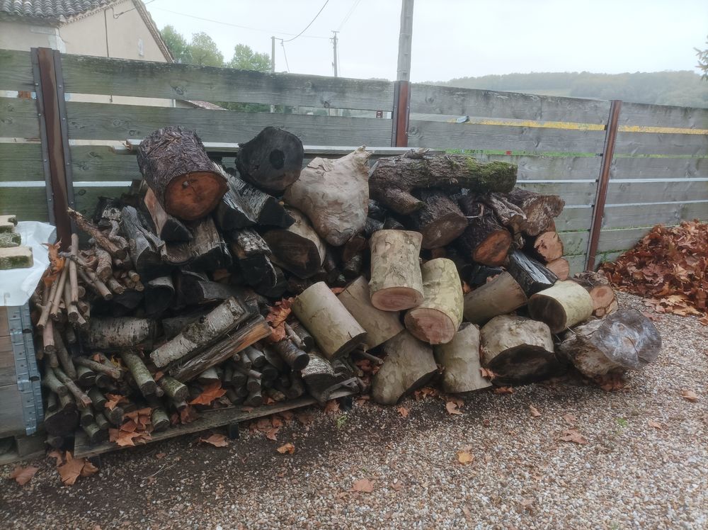 Bois de chauffage a finir Jardin