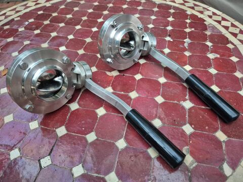 Vannes papillon a souder inox marin 130 Sanary-sur-Mer (83)