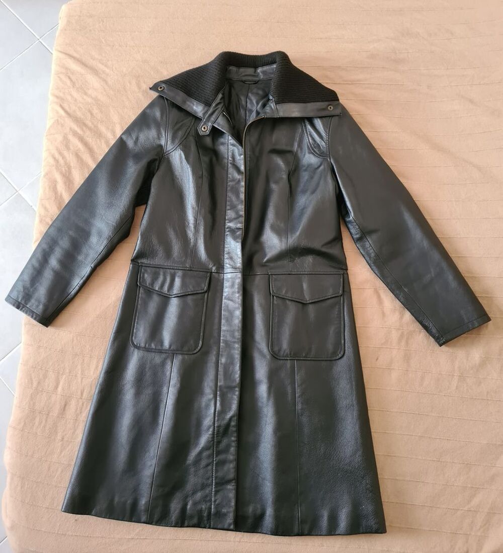 Manteau en cuir Vêtements