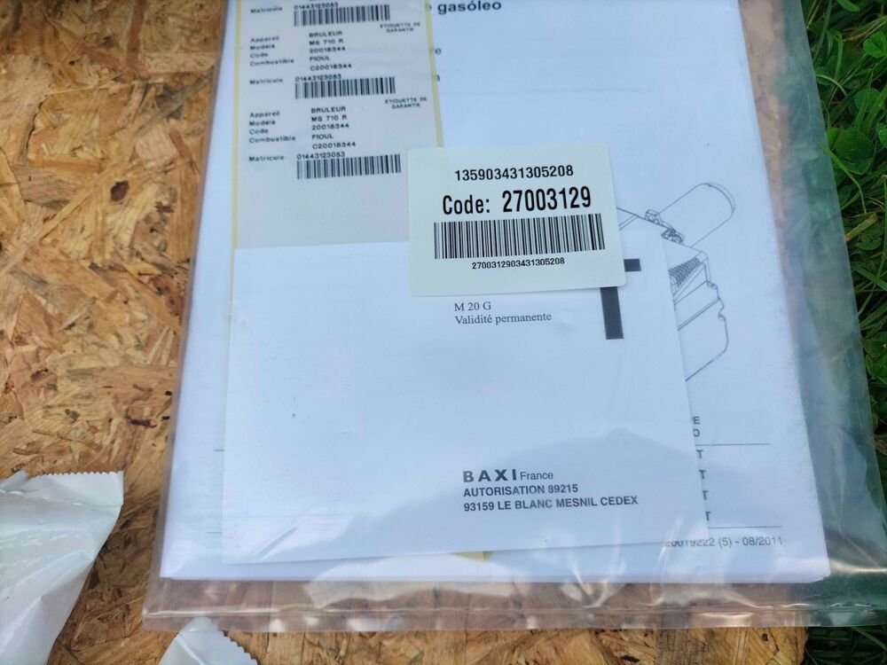 bruleul fioul neuf 66 kw Bricolage