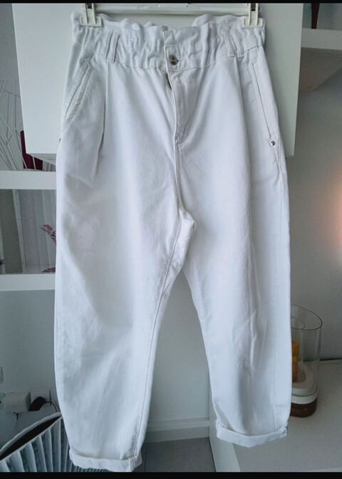 Joli pantalon blanc t poches T/ 40 Zara neuf ss tiquette  17 Montauban (82)