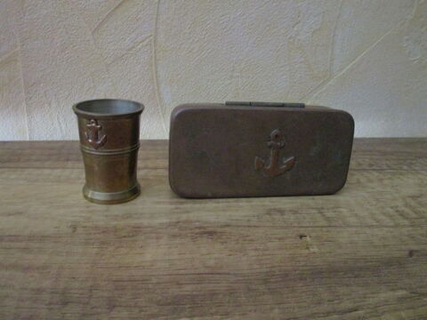 BOITE METAL MARINE +GOBELET 10 Villepinte (93)
