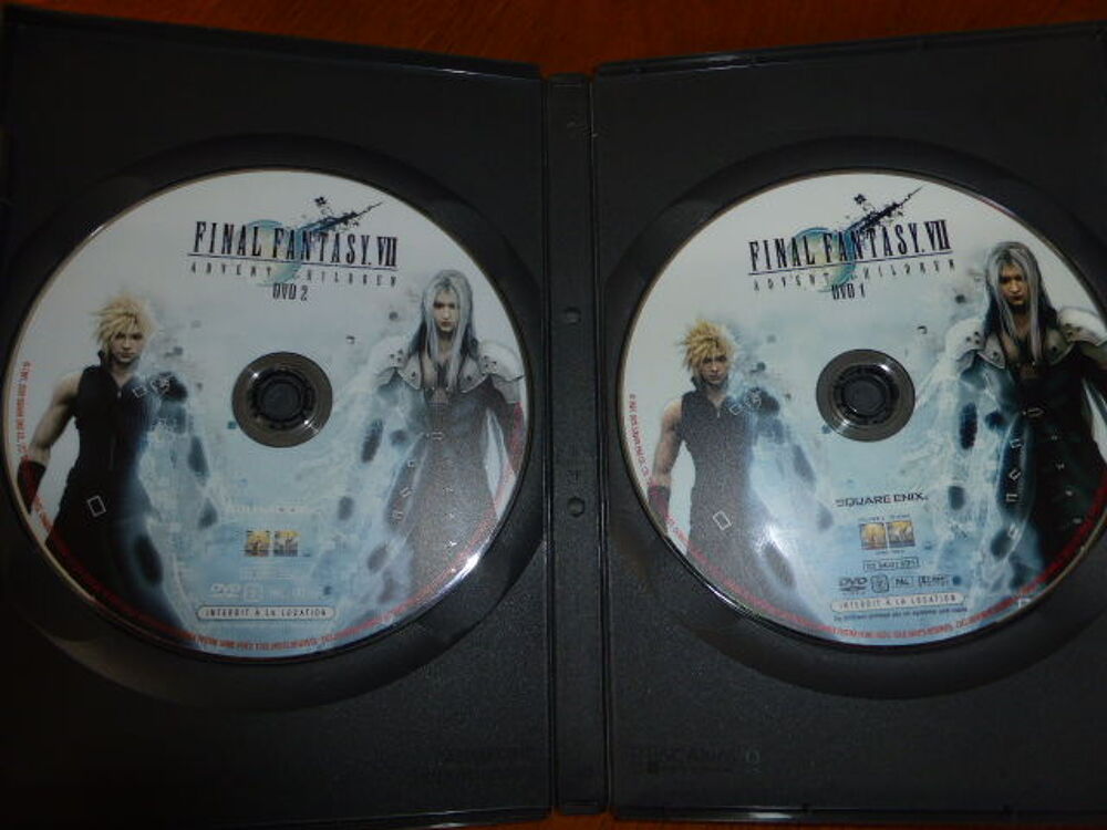 DVD Final Fantasy VII DVD et blu-ray