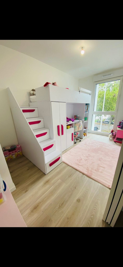 Lit combiné bureau et armoire Nanterre (92)
