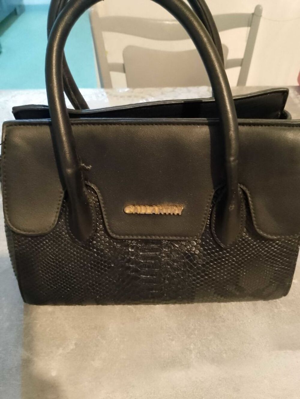 sac &agrave; main noir Maroquinerie