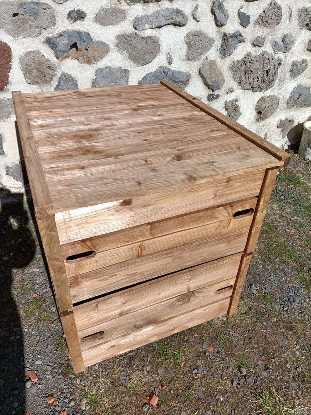Composteur bois neuf Jardin