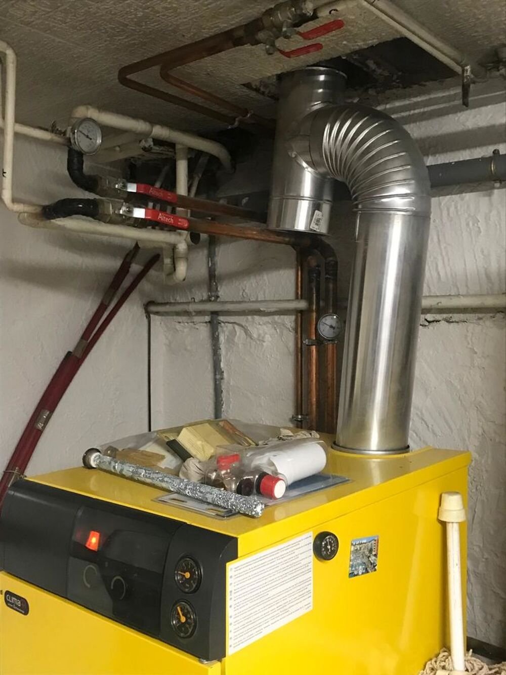 CHAUDIERE A GAZ AU SOL -TWIN G80C Bricolage
