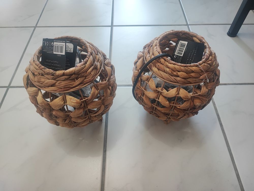 Lampes de chevet style boh&egrave;me jamais utilis&eacute;es Décoration