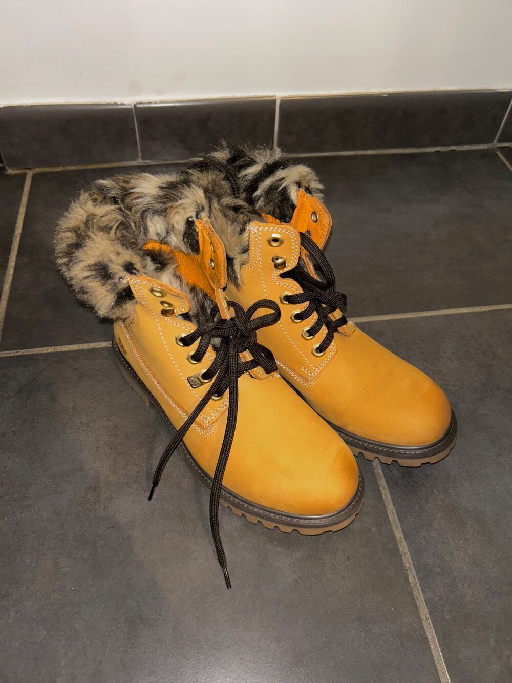 Timberland avec fourrure clearance