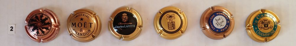 CAPSULES DE CHAMPAGNE EN LOT OU A L'UNITE 