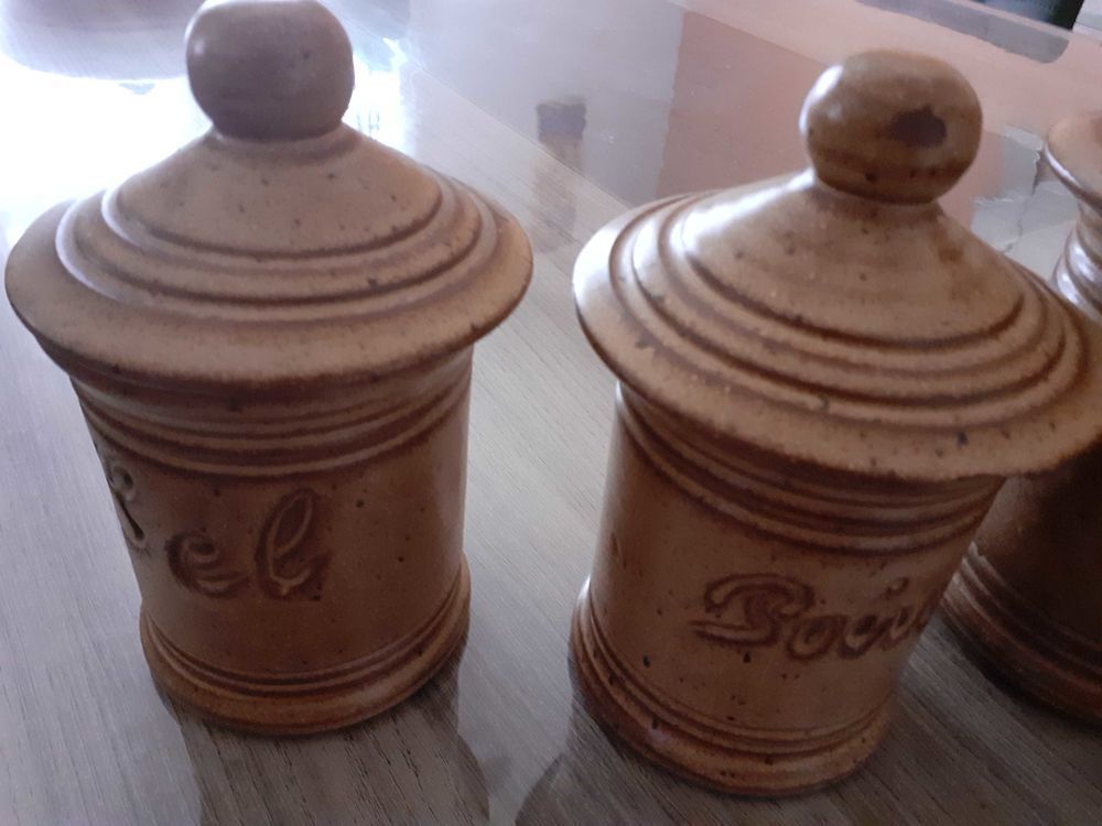 ensemble de 5 pots Vallauris 