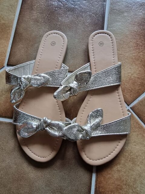 Paire de mules argent�e pour femme taille 39 1 Vulbens (74)