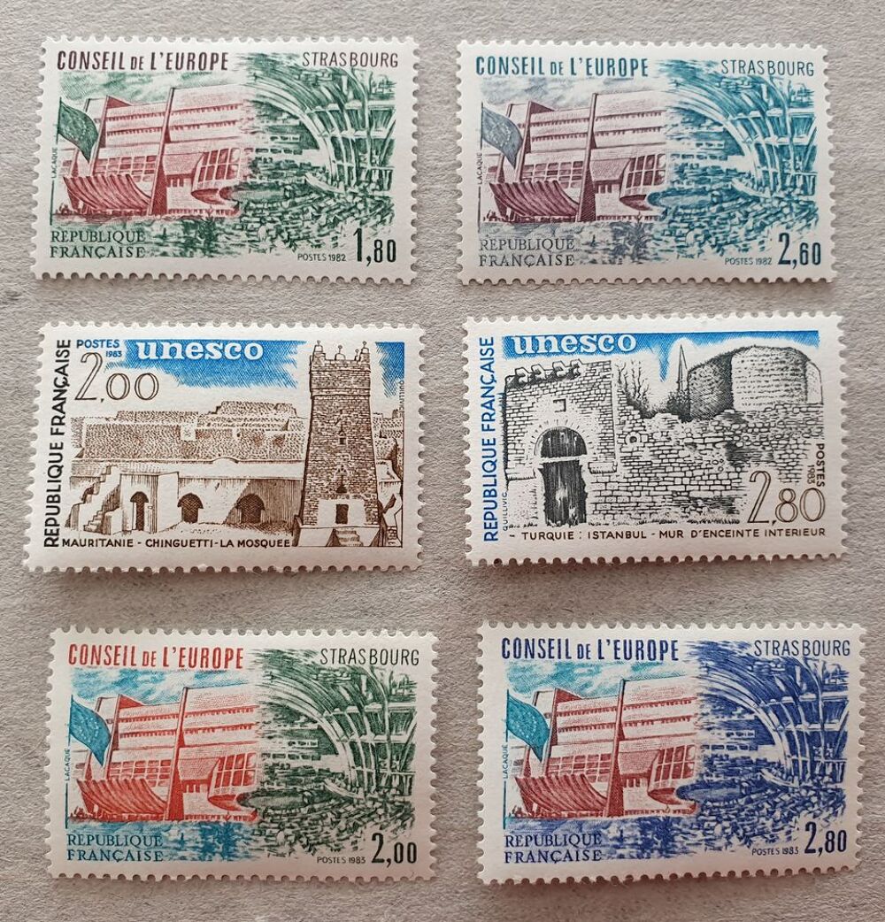Timbres Service 73 &agrave; 78 Neufs 