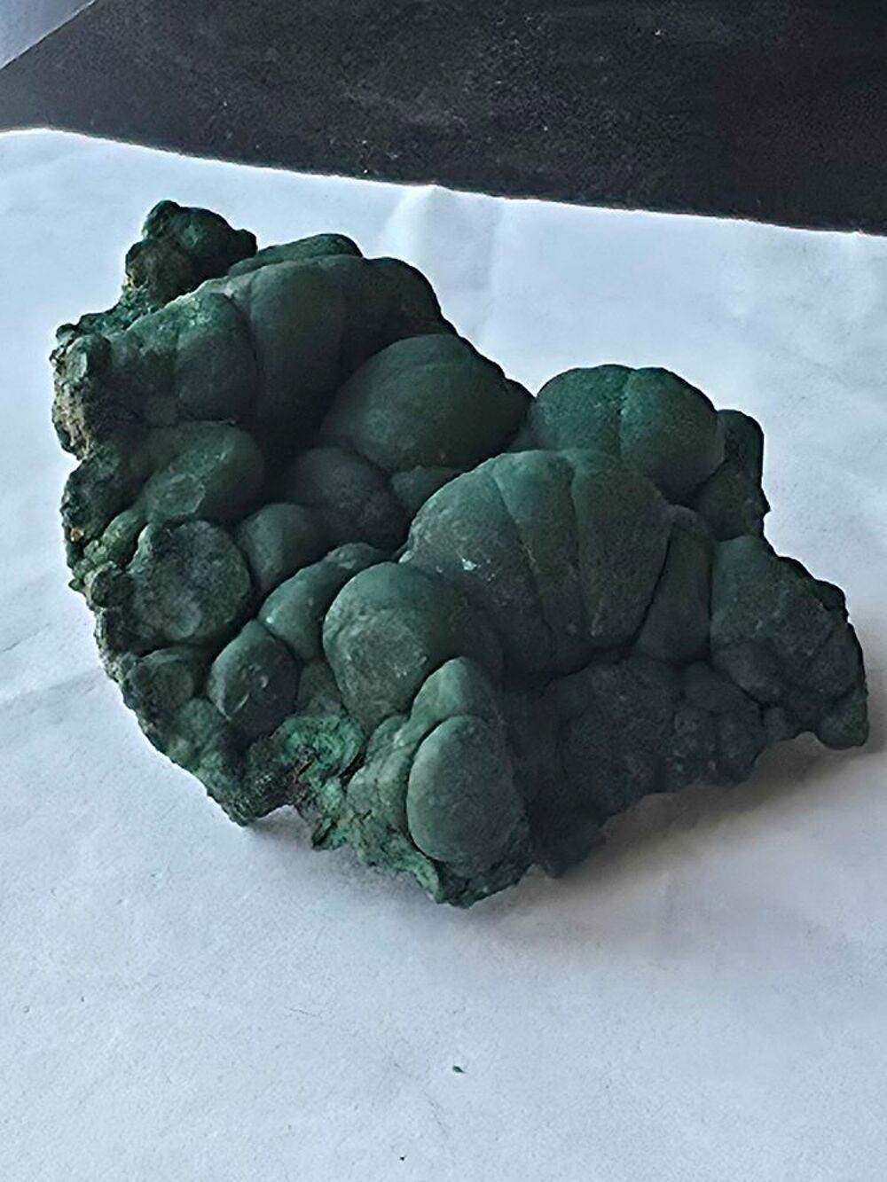 Magnifique Stalactite de Malachite brute du Katanga, RDC-Collection 