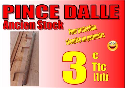 Pince dalle NEUVE ou Anciennes - scurit Chantier 3 Saint-Porquier (82)