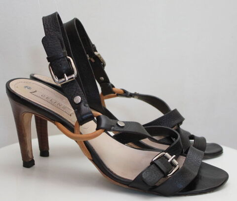 Sandales � talon CELINE 
T.36 IT soit 37 Fr 130 Issy-les-Moulineaux (92)