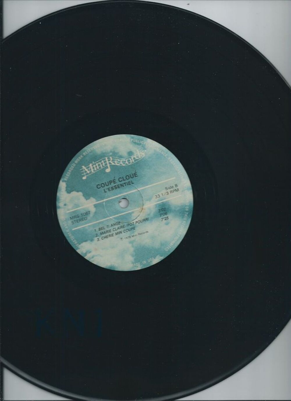 Disque Vinyle 33 T ; Coup&eacute; Clou&eacute; Ti Bom CD et vinyles