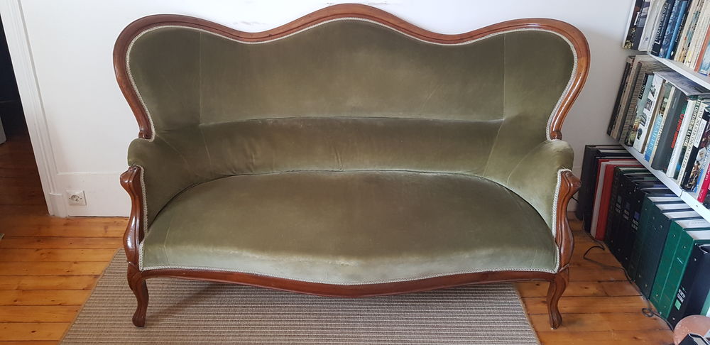 390€, canap&eacute; Louis Philippe, d'&eacute;poque (milieu du XIX), Meubles