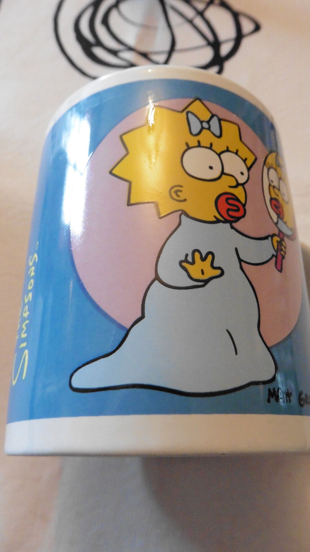 Lot de 2 Mugs - Th&egrave;me "Simpsons" - Bart &amp; Maggie Cuisine