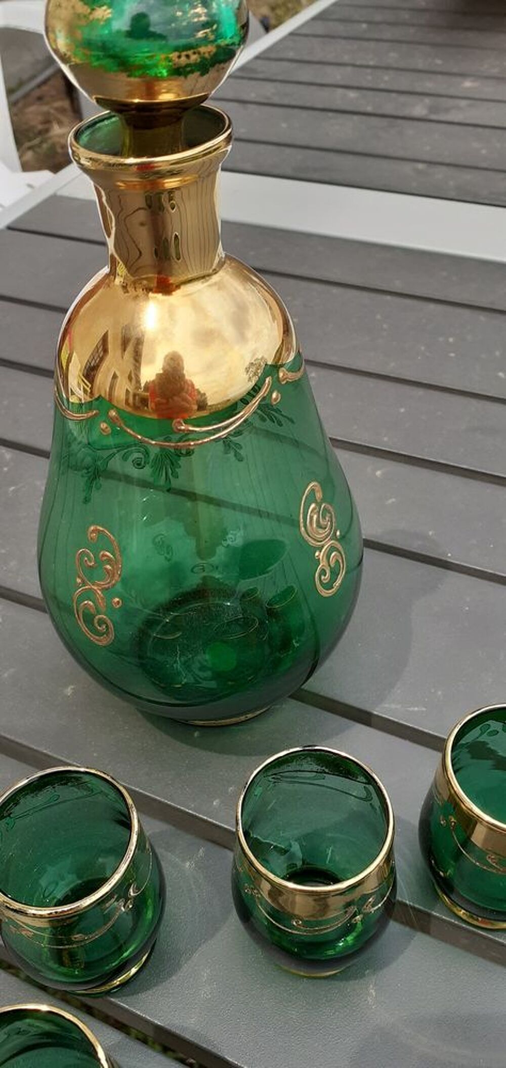 CARAFE PLUS VERRES LIQUEUR Décoration
