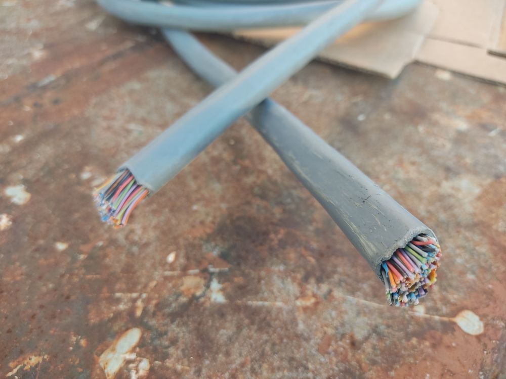 Cable cuivre multipaire 56 paires 3,80m Bricolage