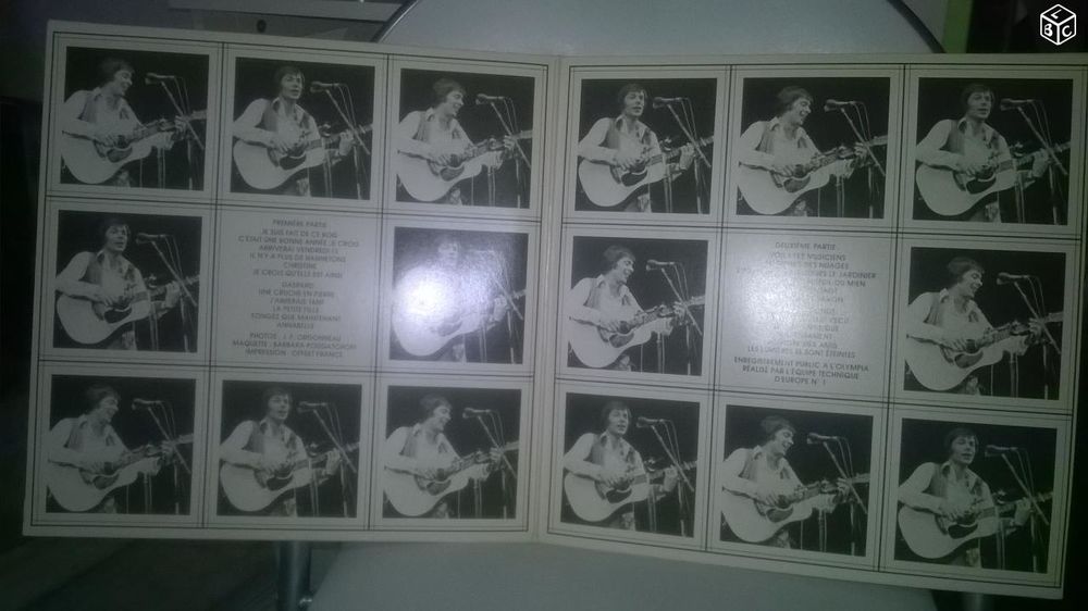Vinyle 2 disques 
Frederic Mey 
&agrave; L Olympia 
1976
CD et vinyles