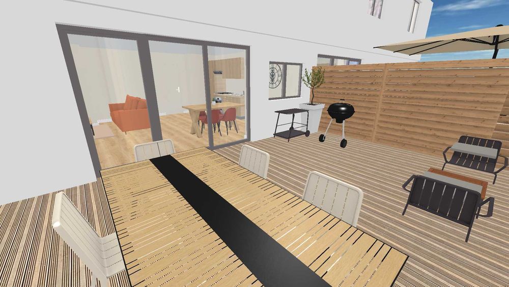 Vente Appartement T3 de 70 m² a aménager avec extérieur privatif et 2 parkings Eaunes