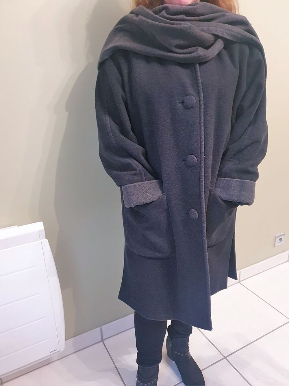 Manteau gris T38 Vêtements