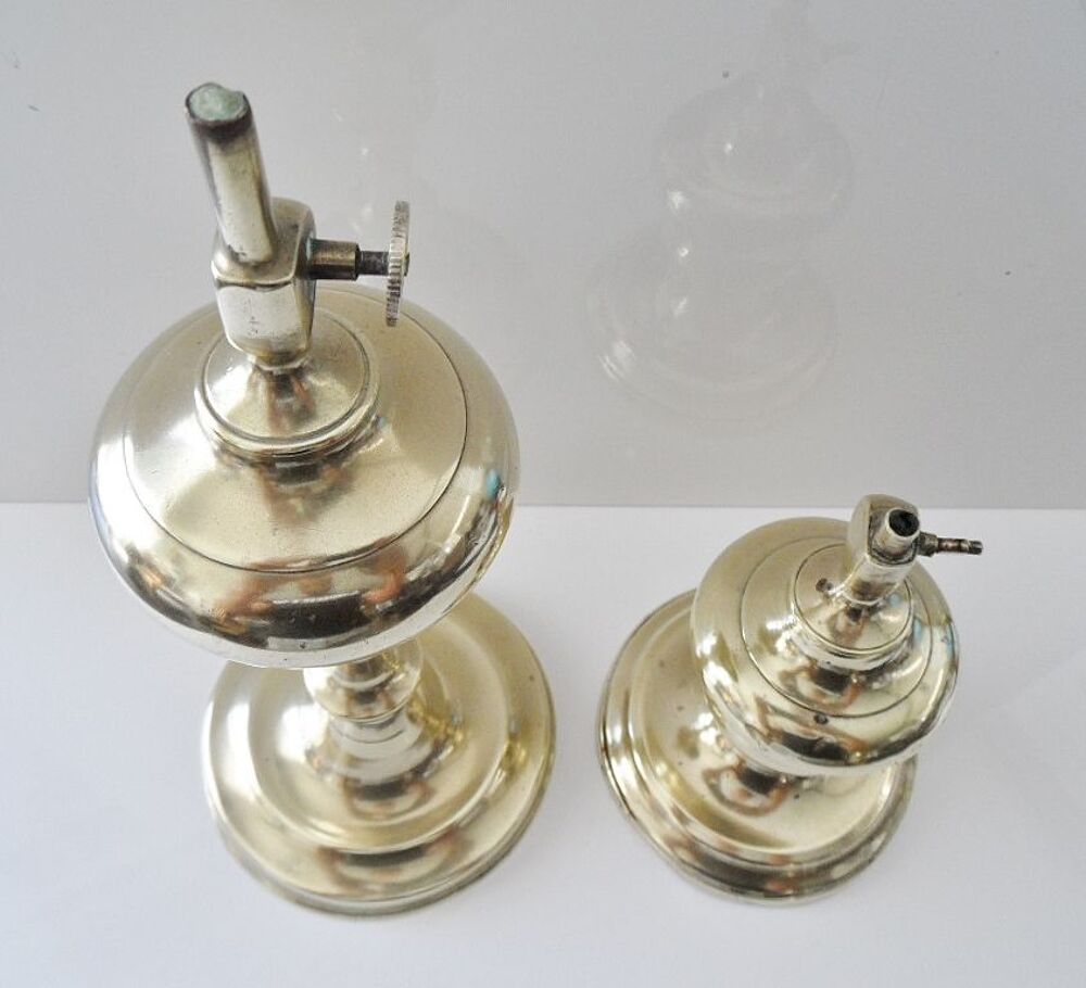 ANCIENNE LAMPE BRIQUET ESSENCE/PETROLE BRONZE 19&egrave;me 