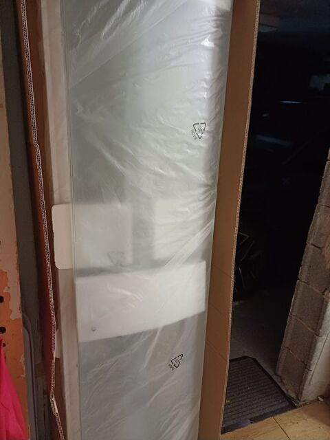 PORTE DE DOUCHE BULLE V TRANSP P. BLOC 1/' CERCLE L 80CM 90 Les Gonds (17)