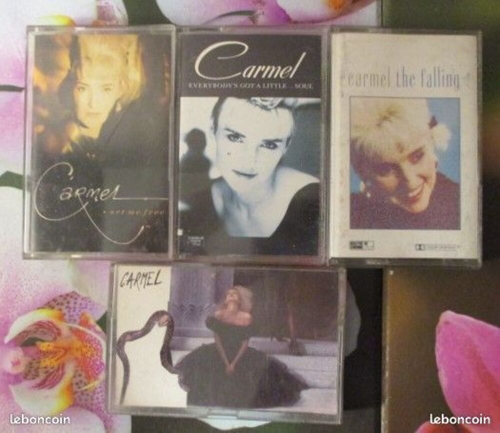 Cassettes audio Carmel CD et vinyles