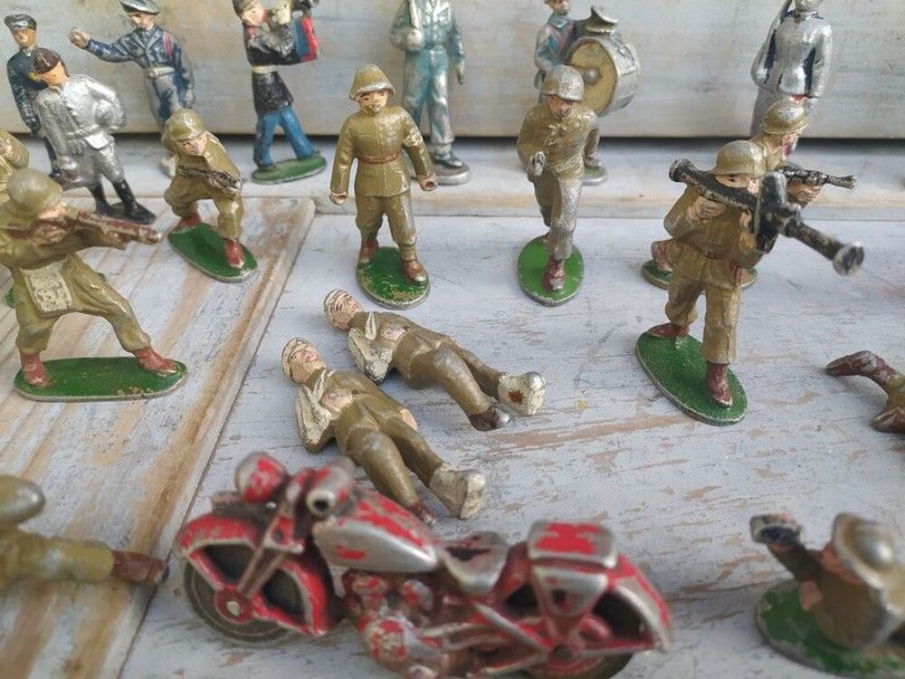 Lot Figurines Soldats Quiralu WW1-WW2 Jeux / jouets