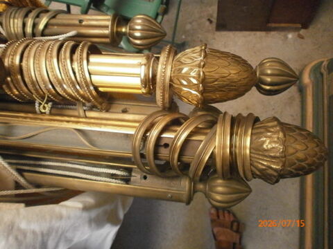 dix paires de double rideaux anciens Argenton-sur-Creuse (36)