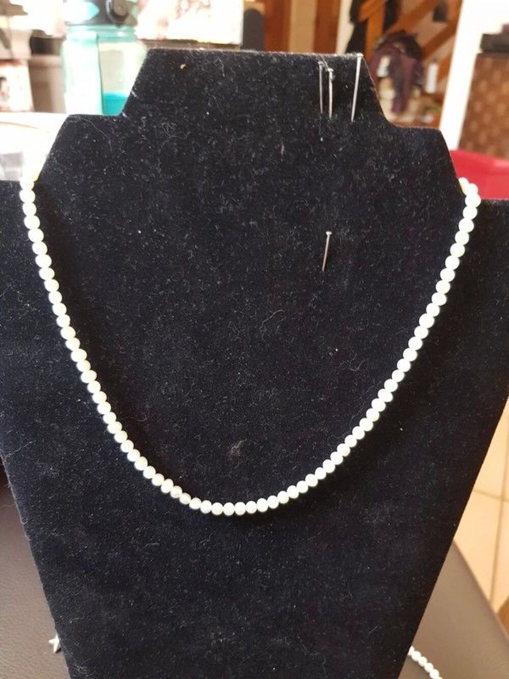 
Collier perle blanche 47 cm neuf 4 e Bijoux et montres