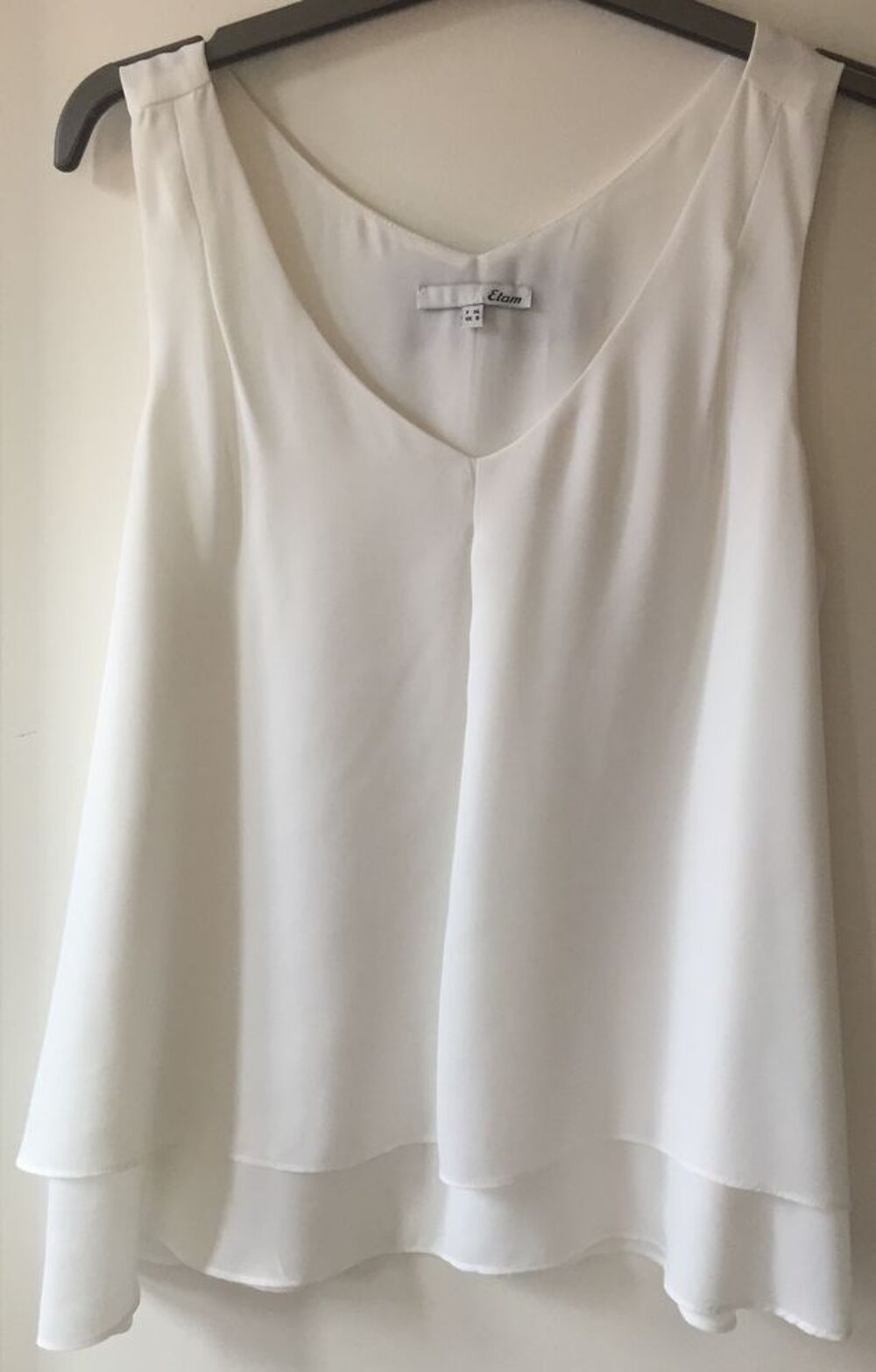 debardeur ETAM Blanc taille 36 Vêtements