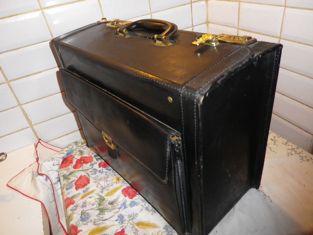 Valise de Pilote en Cuir Maroquinerie