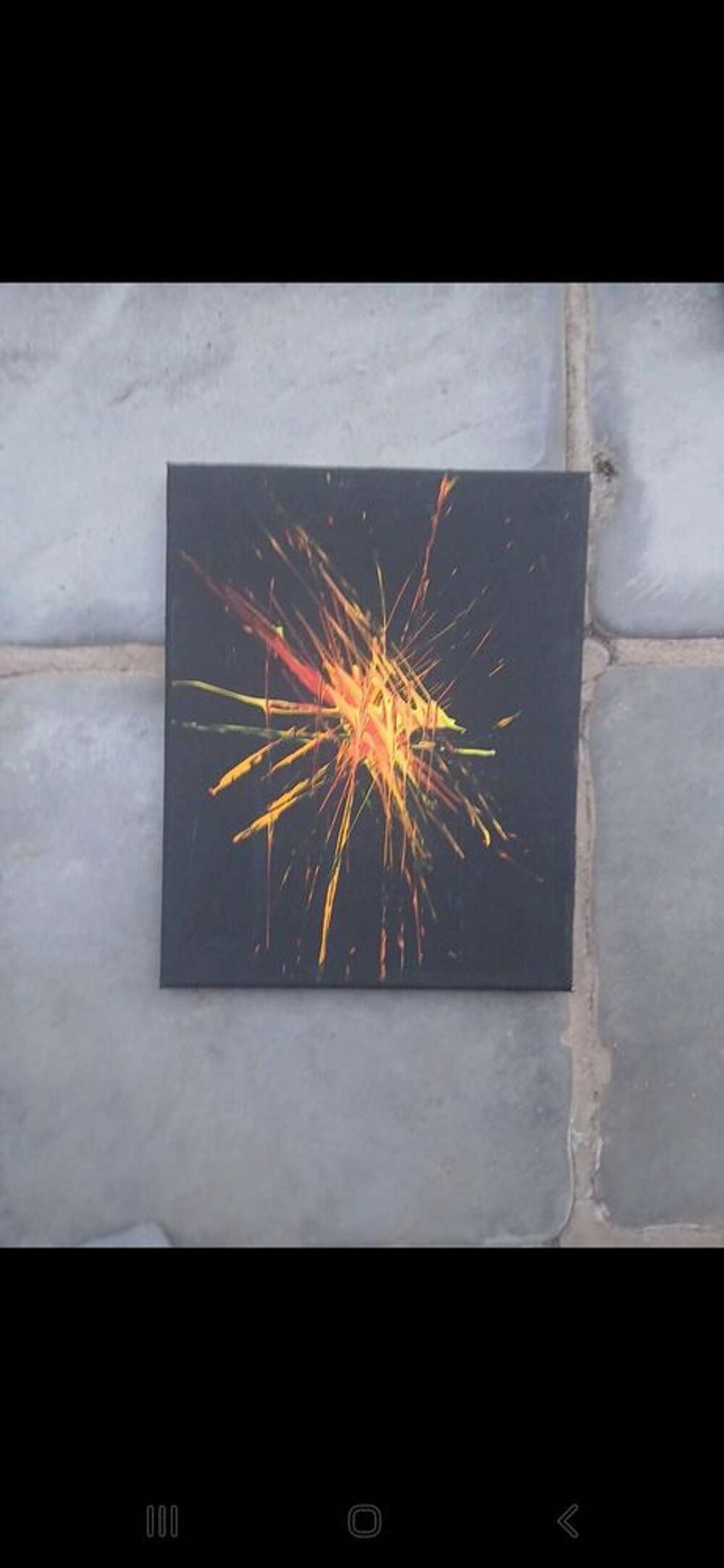 tableau abstrait Décoration