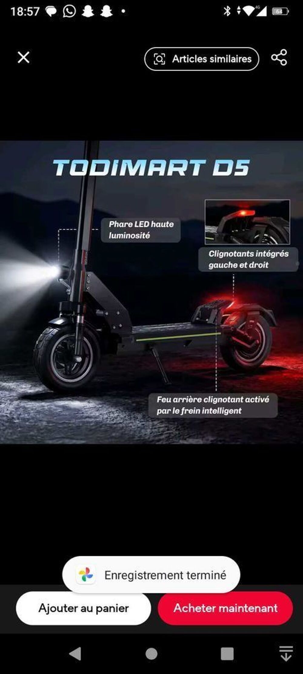 trottinette &eacute;lectrique Vélos