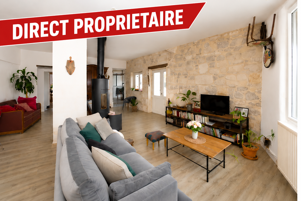 Vente Maison Maison ancienne de 153 m² avec jardin de 493 m² ? 3 chambres Cadillac-en-fronsadais