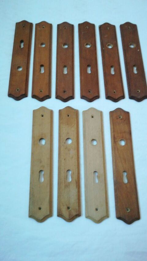 PLAQUE DE PROPRETE RUSTIQUE EN BOIS POUR SERRURE ENCASTRABLE 10 Tignieu-Jameyzieu (38)