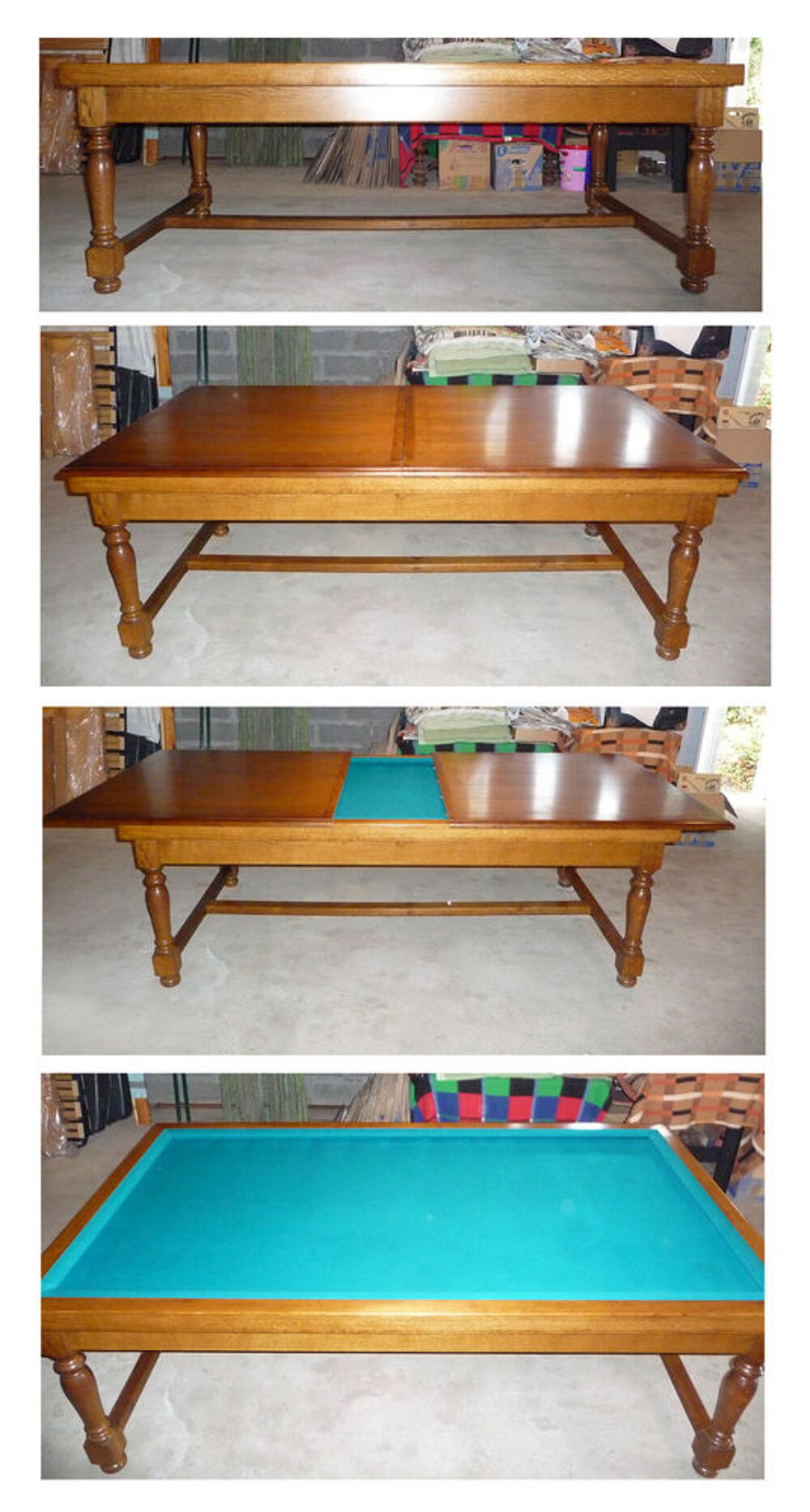 Billard fran&ccedil;ais transformable en table Meubles