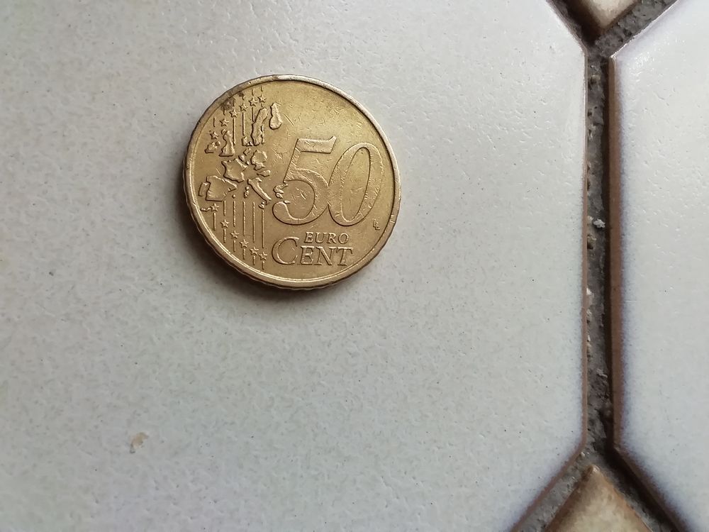 Pi&egrave;ce de collection Portugal 2003, 50cts, &eacute;tat neuf 