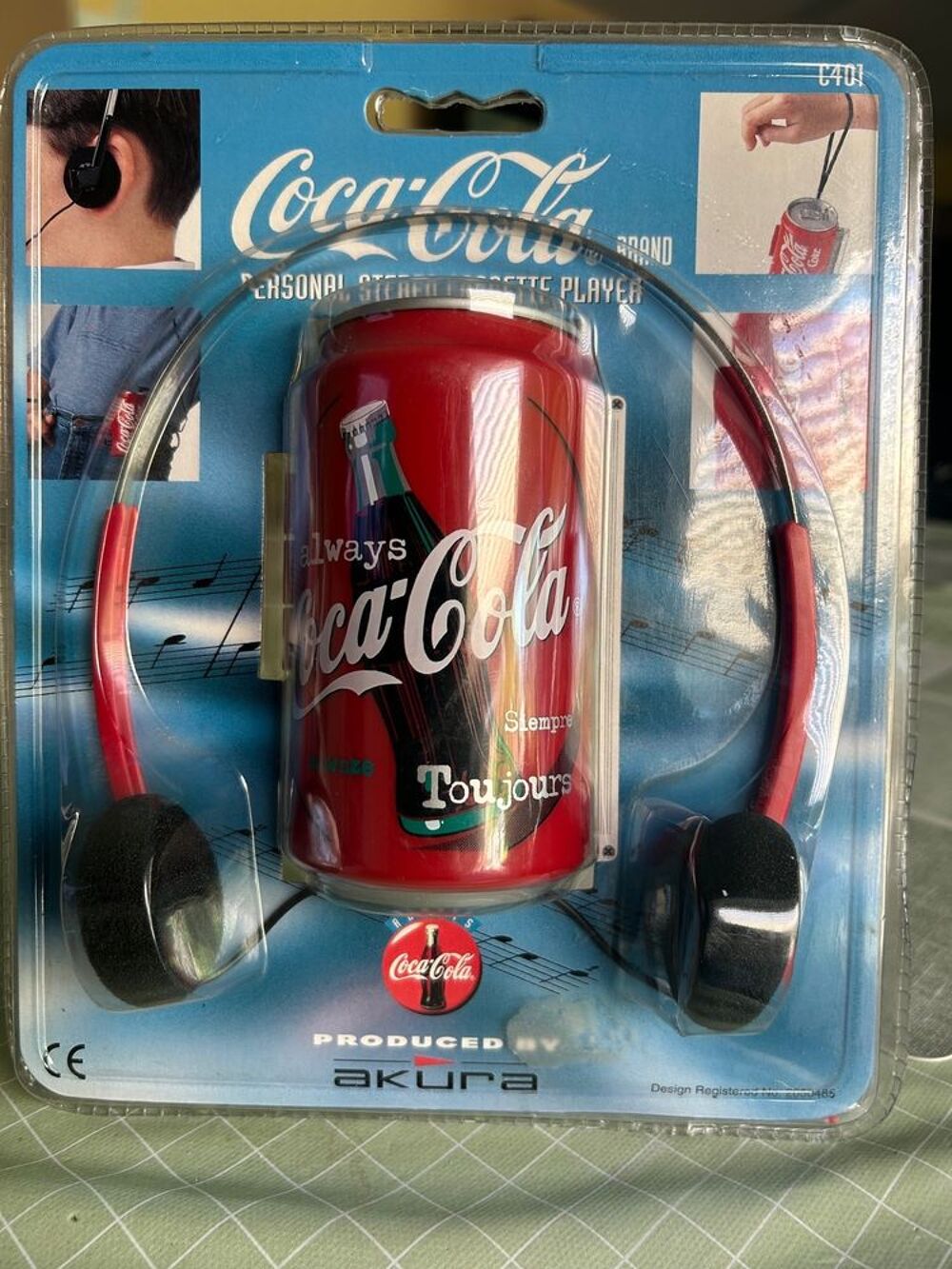 Baladeur k7 audio Coca Cola 