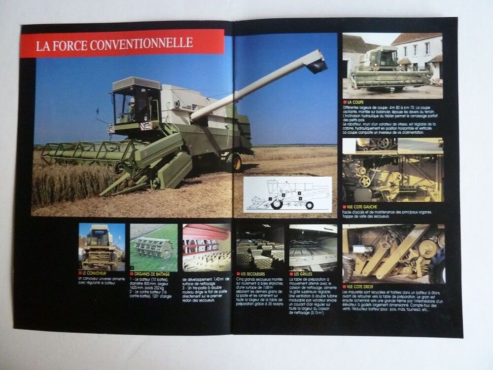 Prospectus revue commerciale moissonneuses batteuses 