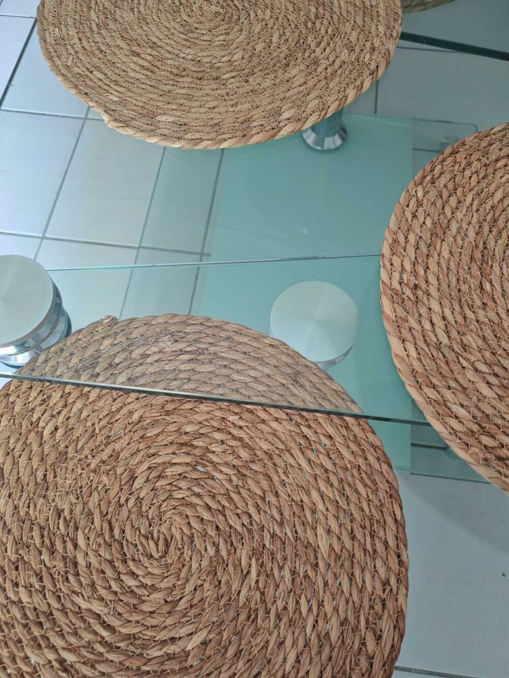 Table basse chateau d'ax 3 plateaux dont 2 pivotant Meubles