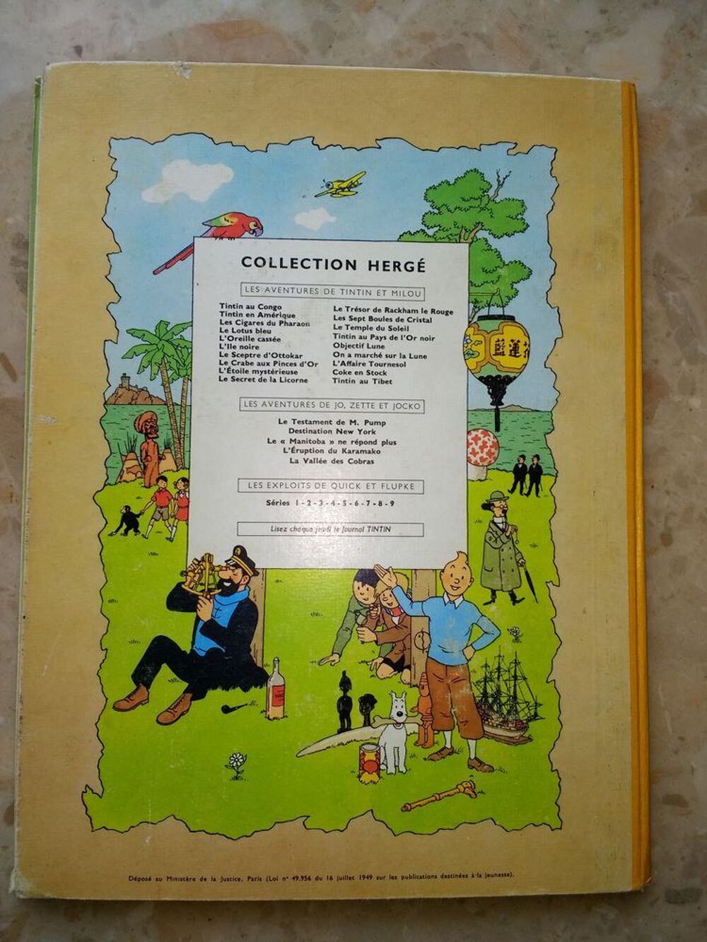 Album ancien TINTIN et les 7 boules de Cristal
Livres et BD